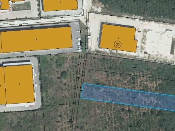 Парцел в Пловдив, Индустриална зона - Юг - 2500 кв.м за 70 €/кв.м - Снимка #1