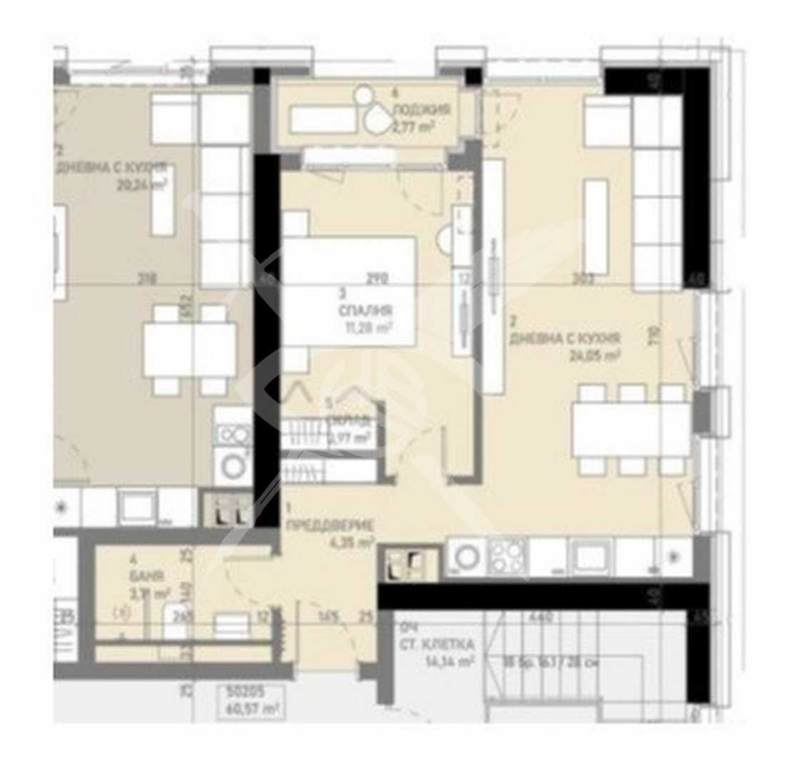 Двустаен апартамент в София, Банишора - 73 кв.м за 2247 €/кв.м - Снимка #1