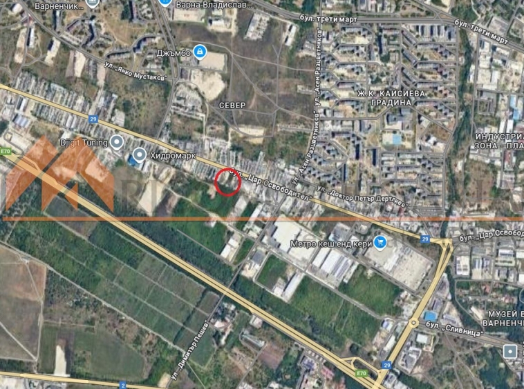 Парцел в Варна, Владислав Варненчик - 1350 кв.м за 219 €/кв.м - Снимка #1