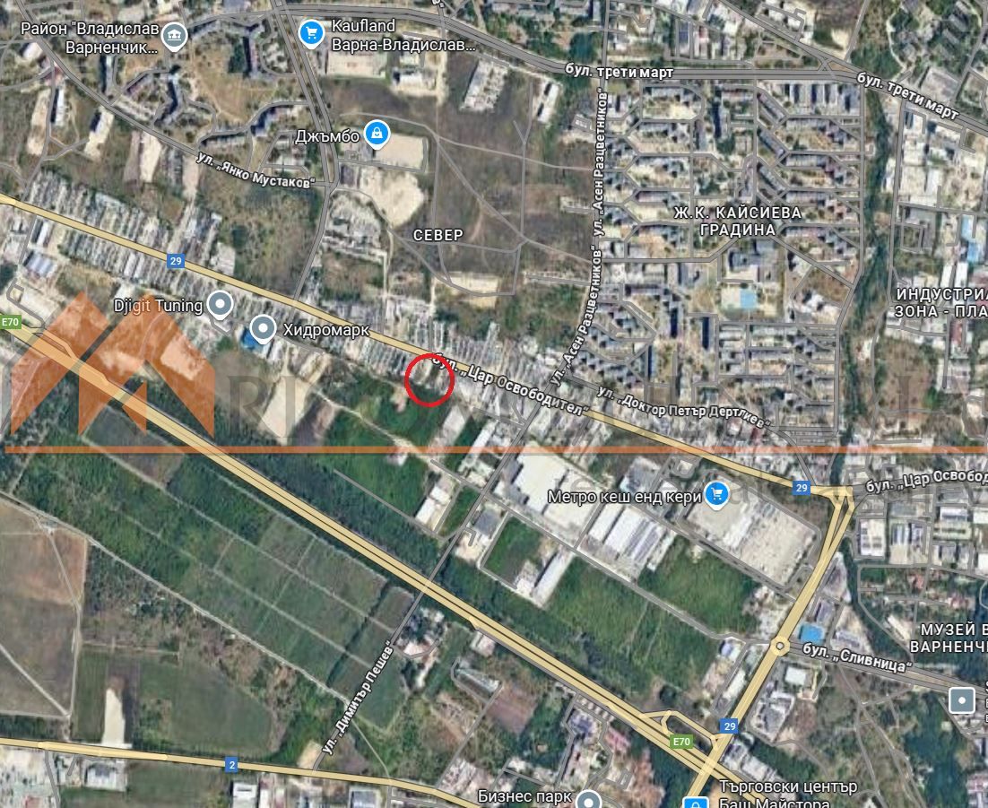 Парцел в Варна, Владислав Варненчик - 1350 кв.м за 219 €/кв.м - Снимка #1