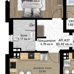 Двустаен апартамент в Пловдив, Остромила - 97 кв.м за 720 €/кв.м - Снимка #1