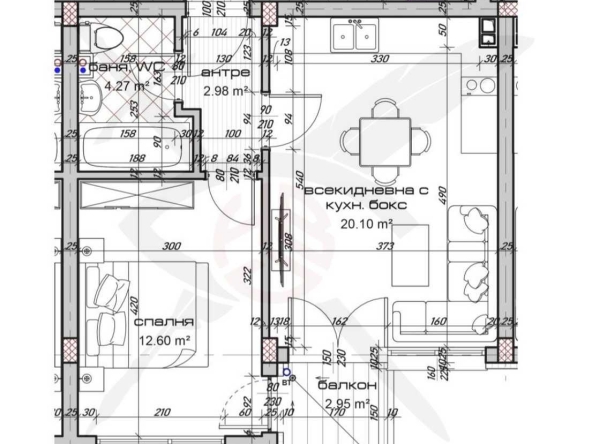 Двустаен апартамент в Варна, Виница - 62 кв.м за 983 €/кв.м - Снимка #1