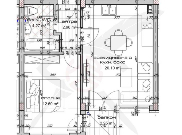 Двустаен апартамент в Варна, Виница - 62 кв.м за 983 €/кв.м - Снимка #1