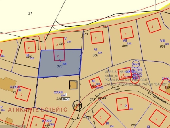 Парцел в Банкя - 699 кв.м за 36 €/кв.м - Снимка #1