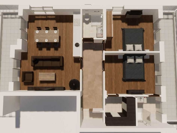 Двустаен апартамент в Пловдив, Христо Смирненски - 91 кв.м за 1136 €/кв.м - Снимка #1