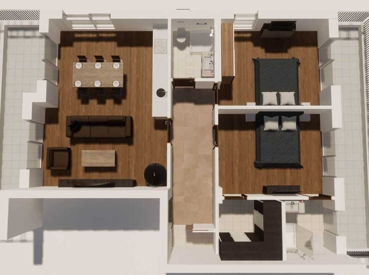 Двустаен апартамент в Пловдив, Христо Смирненски - 91 кв.м за 1136 €/кв.м - Снимка #1