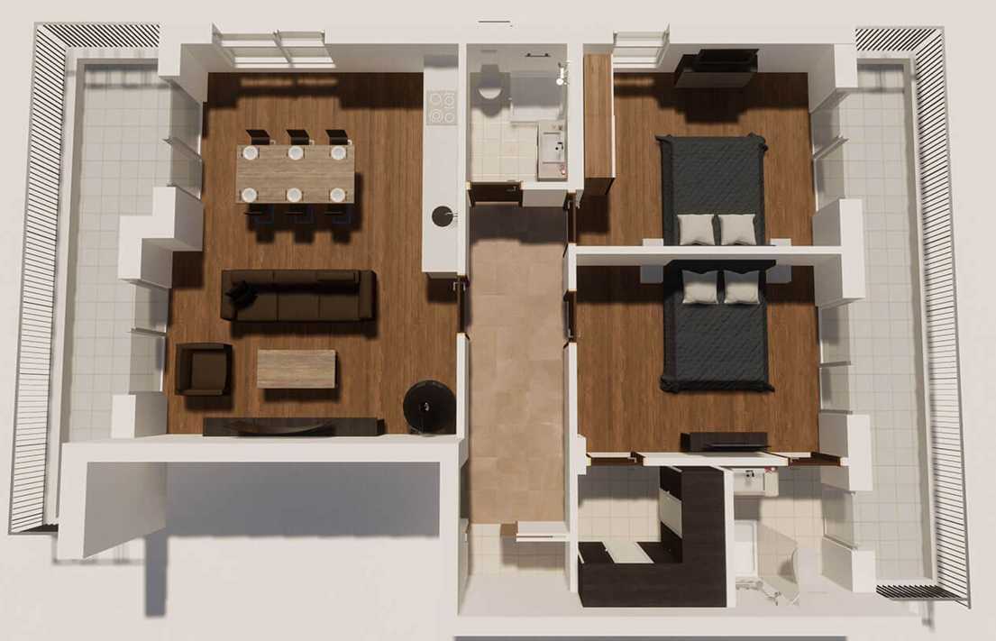 Двустаен апартамент в Пловдив, Христо Смирненски - 91 кв.м за 1136 €/кв.м - Снимка #1