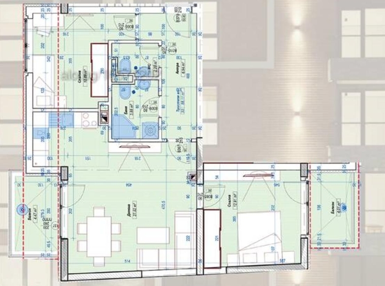 Тристаен апартамент в София, Слатина - 107 кв.м за 1133 €/кв.м - Снимка #1