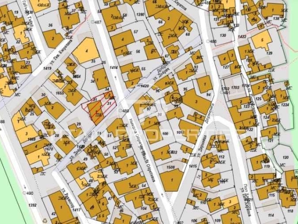 Парцел в Пловдив, Център - 487 кв.м за 1397 €/кв.м - Снимка #1