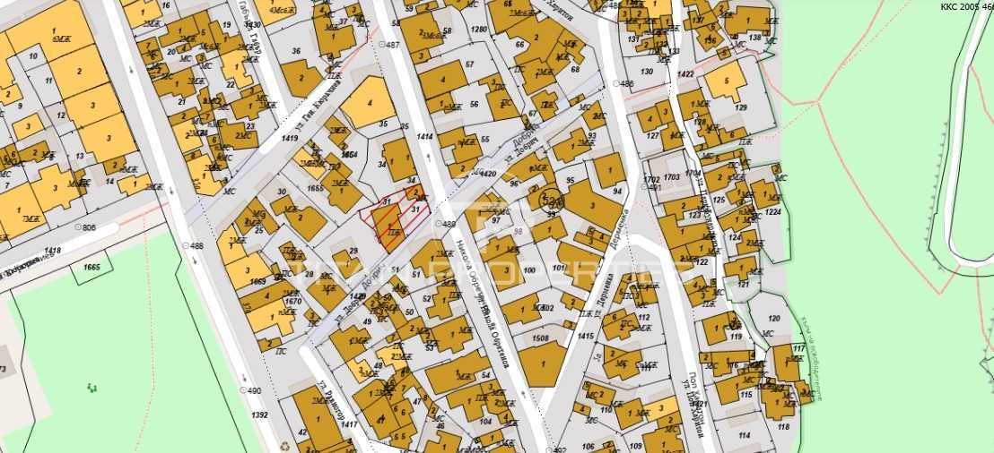 Парцел в Пловдив, Център - 487 кв.м за 1397 €/кв.м - Снимка #1