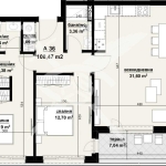 Тристаен апартамент в Бургас, Изгрев - 108 кв.м за 1112 €/кв.м - Снимка #1