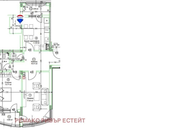 Двустаен апартамент в Русе, Център - 102 кв.м за 1642 €/кв.м - Снимка #1