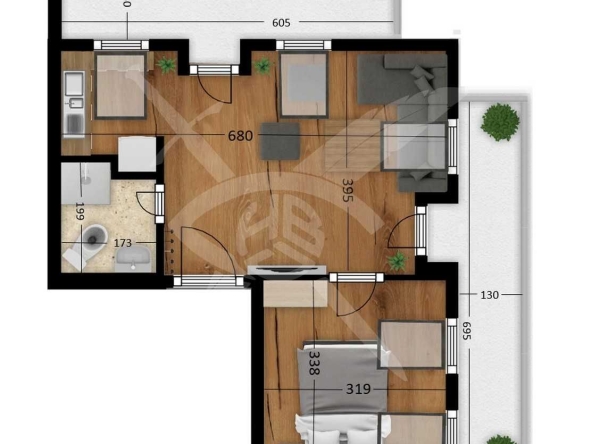 Двустаен апартамент в София, Враждебна - 70 кв.м за 1450 €/кв.м - Снимка #1