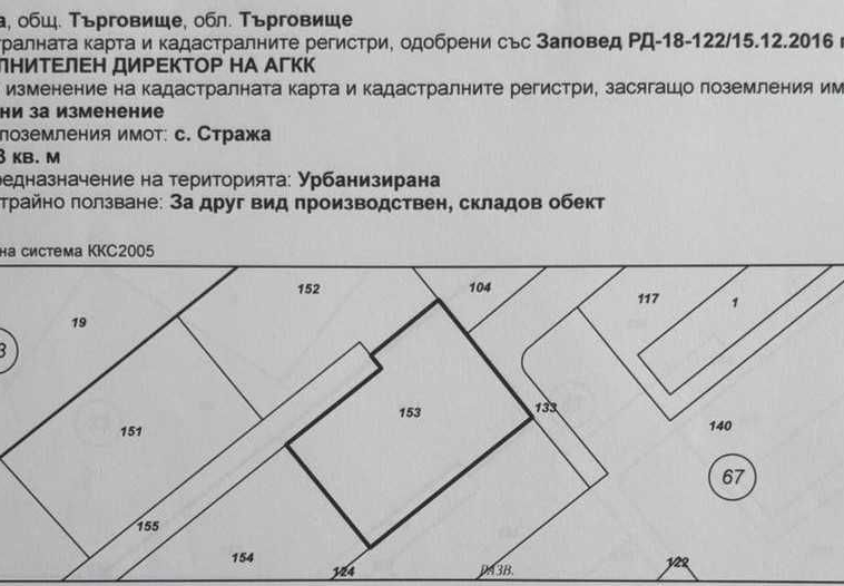 Парцел в с. Стража, Област Търговище - 903 кв.м за 29 €/кв.м - Снимка #1