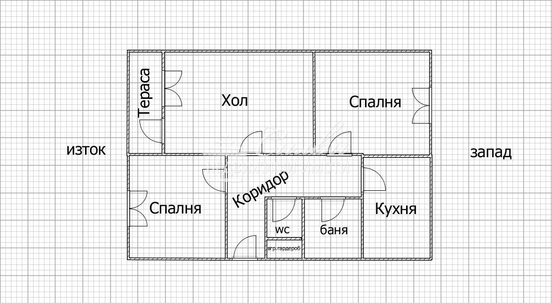 Тристаен апартамент в Шумен, Добруджански - 76 кв.м за 1383 €/кв.м - Снимка #1