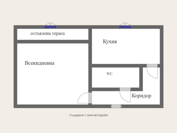 Едностаен апартамент в Бургас, Славейков - 40 кв.м за 1135 €/кв.м - Снимка #1