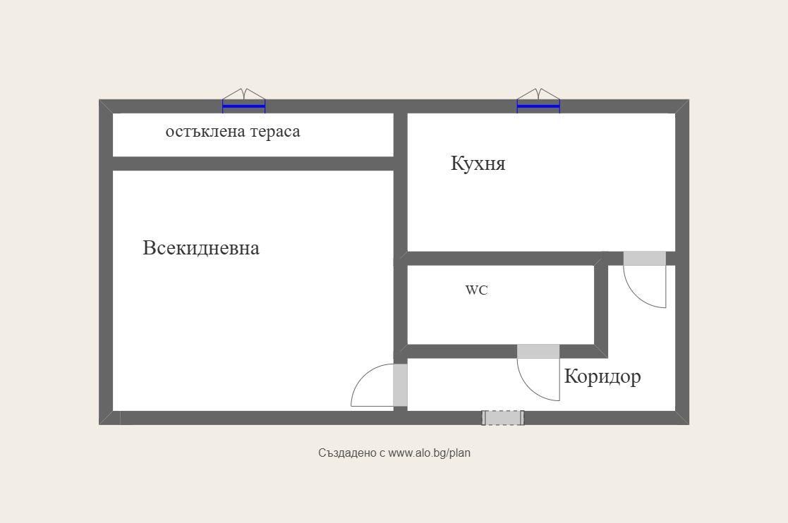 Едностаен апартамент в Бургас, Славейков - 40 кв.м за 1135 €/кв.м - Снимка #1