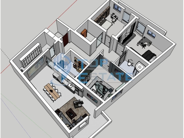 Четиристаен апартамент в Велико Търново, Бузлуджа - 170 кв.м за 1152 €/кв.м - Снимка #1