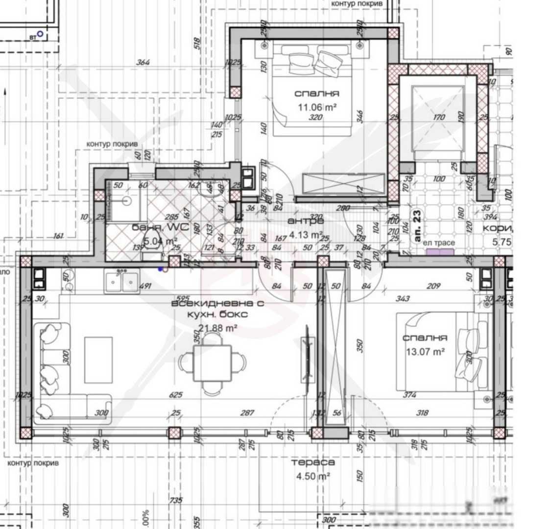 Тристаен апартамент в Варна, Виница - 88 кв.м за 568 €/кв.м - Снимка #1