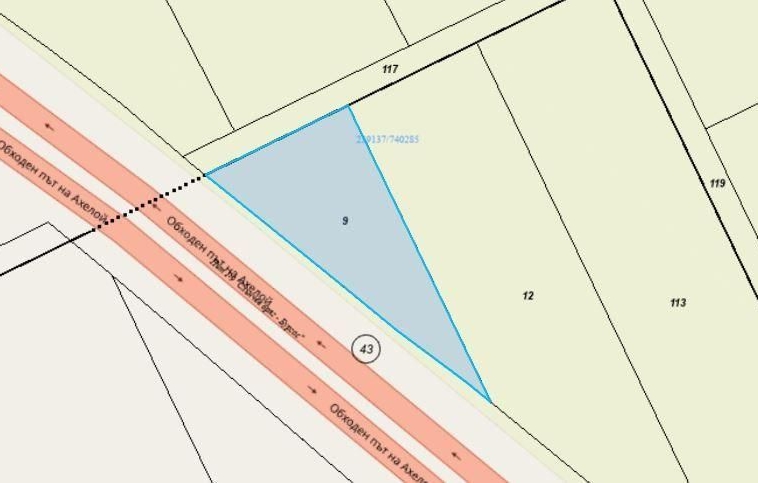 Парцел в с. Равда, Област Бургас - 1359 кв.м за 45 €/кв.м - Снимка #1