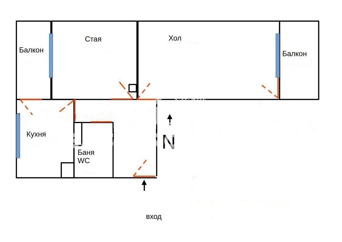 Двустаен апартамент в София, Хаджи Димитър - 66 кв.м за 1159 €/кв.м - Снимка #1