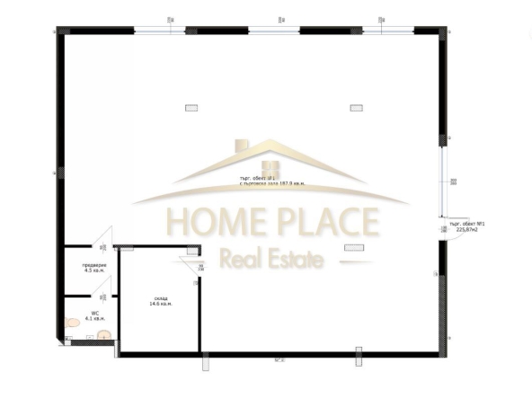 Магазин в Варна, Младост 2 - 257 кв.м за 1751 €/кв.м - Снимка #1