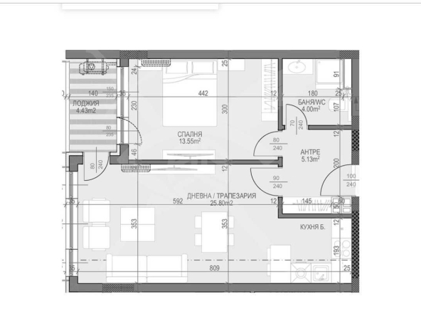 Двустаен апартамент в Пловдив, Гагарин - 68 кв.м за 1103 €/кв.м - Снимка #1