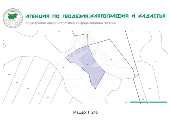 Парцел в Велинград - 1244 кв.м за 3 €/кв.м - Снимка #1