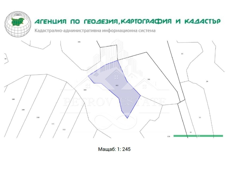 Парцел в Велинград - 1244 кв.м за 3 €/кв.м - Снимка #1