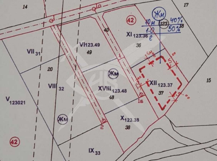 Парцел в с. Хераково, Област София-област - 697 кв.м за 173 €/кв.м - Снимка #1