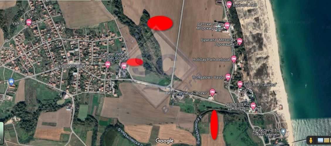 Парцел в с. Шкорпиловци, Област Варна - 3000 кв.м за 23 €/кв.м - Снимка #1
