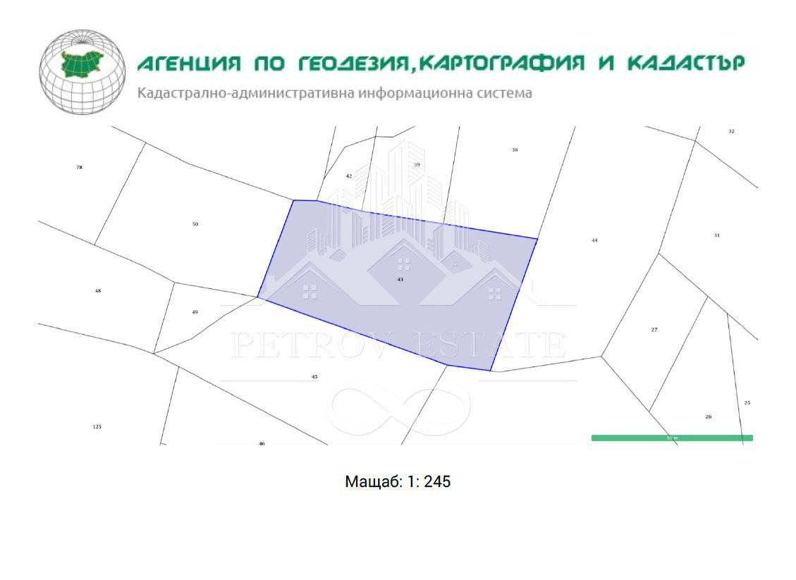 Парцел в Велинград - 3740 кв.м за 10 €/кв.м - Снимка #1