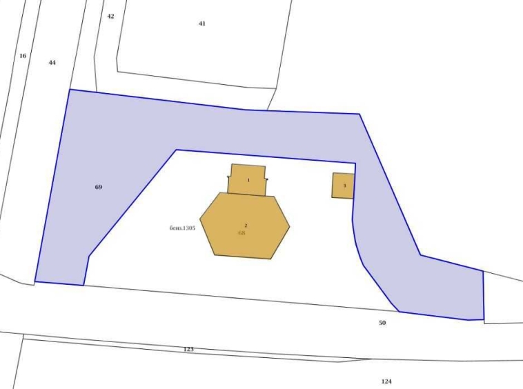Парцел в Ямбол, Златен рог - 2583 кв.м за 18 €/кв.м - Снимка #1
