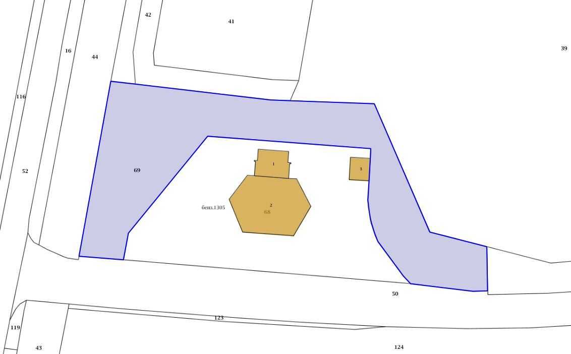 Парцел в Ямбол, Златен рог - 2583 кв.м за 18 €/кв.м - Снимка #1
