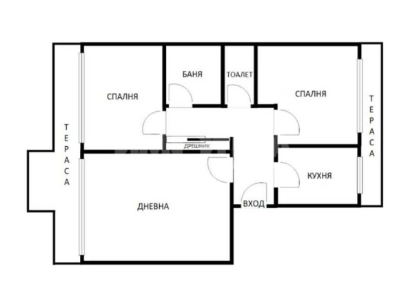 Четиристаен апартамент в Варна, Чайка - 89 кв.м за 1232 €/кв.м - Снимка #1