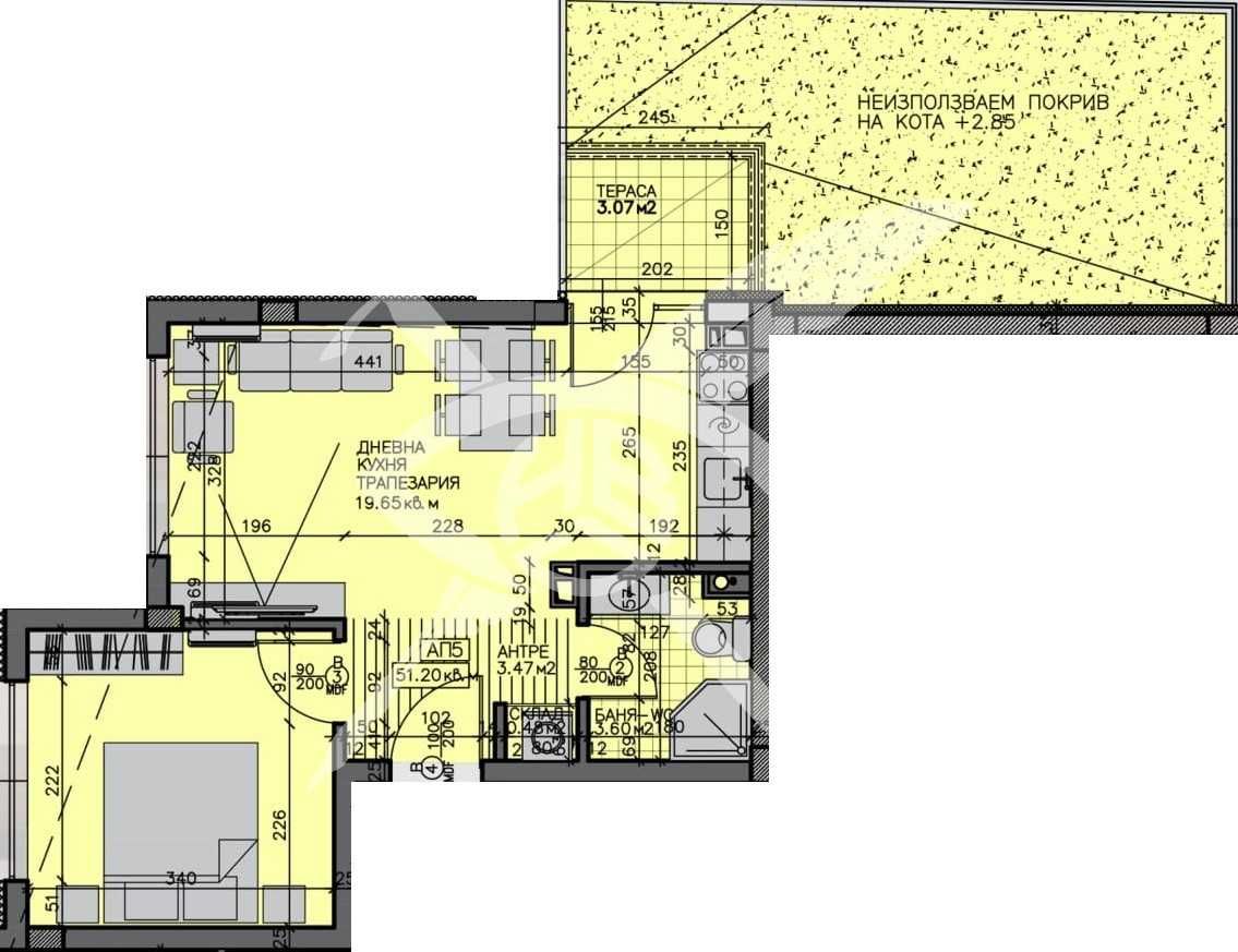 Двустаен апартамент в Бургас, Меден рудник - зона А - 86 кв.м за 872 €/кв.м - Снимка #1