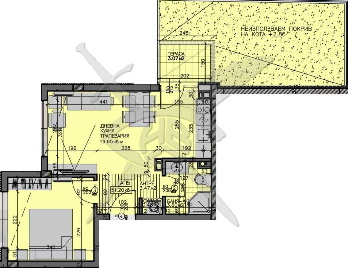Двустаен апартамент в Бургас, Зорница - 86 кв.м за 1709 €/кв.м - Снимка #1
