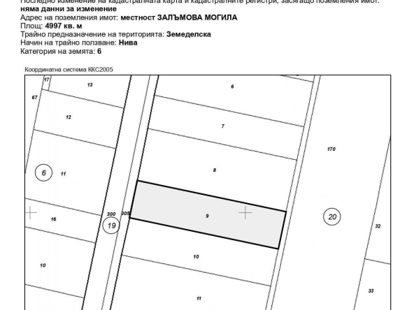 Парцел в с. Граф Игнатиево, Област Пловдив - 4997 кв.м за 9 €/кв.м - Снимка #1