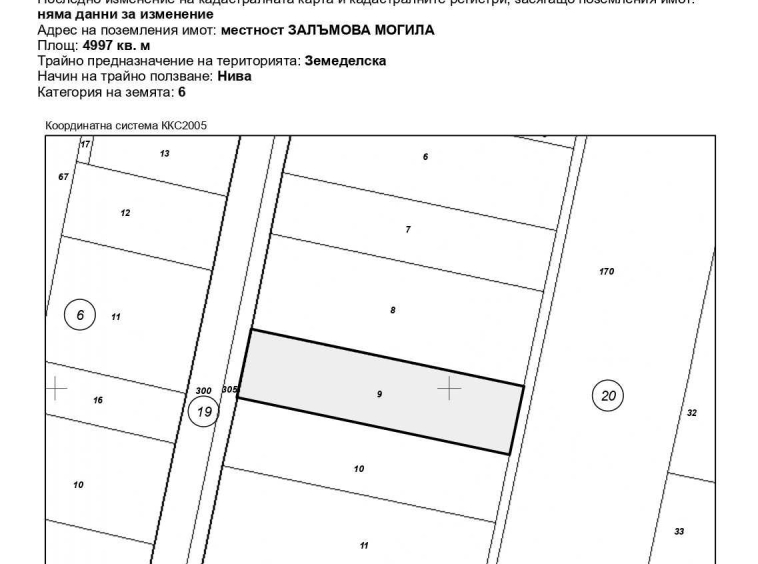 Парцел в с. Граф Игнатиево, Област Пловдив - 4997 кв.м за 9 €/кв.м - Снимка #1