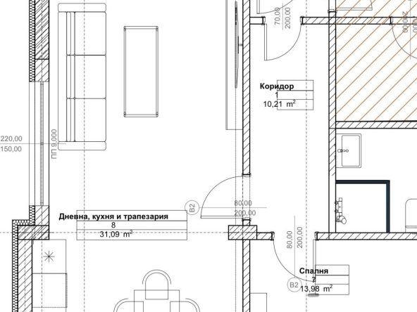 Двустаен апартамент в Асеновград - 80 кв.м за 485 €/кв.м - Снимка #1