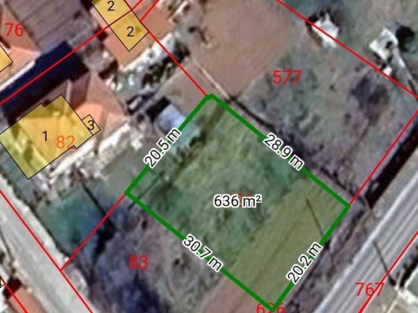 Парцел в Благоевград, Широк център - 635 кв.м за 103 €/кв.м - Снимка #1