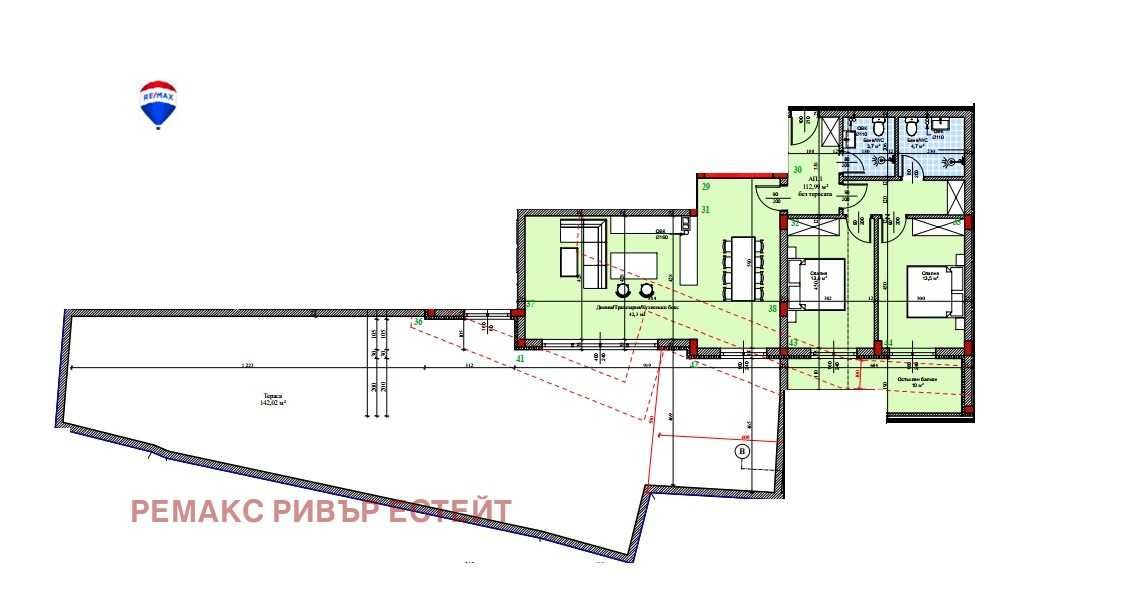 Тристаен апартамент в Русе, Широк център - 288 кв.м за 567 €/кв.м - Снимка #1