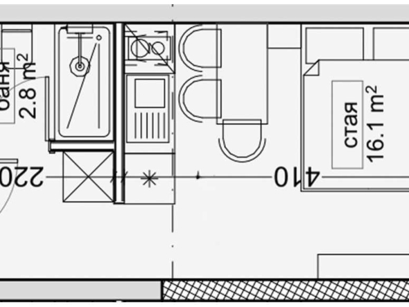 Едностаен апартамент в Варна, Владислав Варненчик - 27 кв.м за 831 €/кв.м - Снимка #1