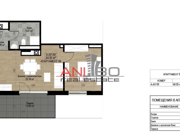 Двустаен апартамент в София, Овча купел 2 - 74 кв.м за 1783 €/кв.м - Снимка #1
