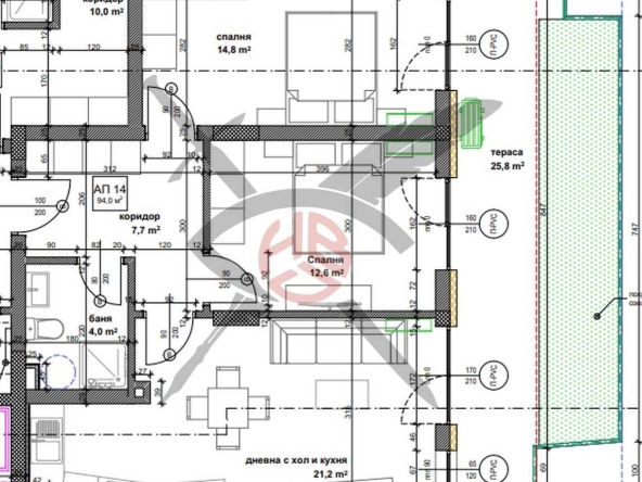 Тристаен апартамент в София, Банишора - 114 кв.м за 1019 €/кв.м - Снимка #1