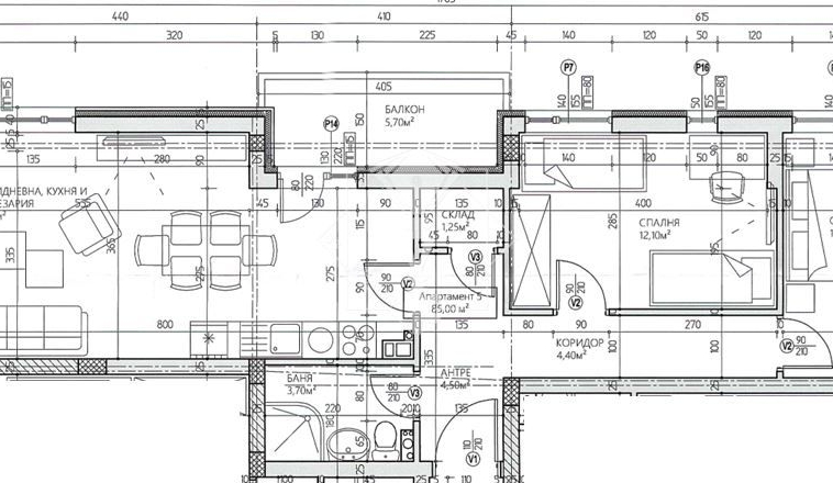 Тристаен апартамент в Пловдив, Младежки Хълм - 116 кв.м за 944 €/кв.м - Снимка #1