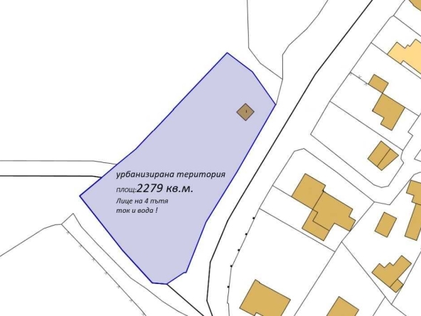 Парцел в Хасково, Център - 2279 кв.м за 12 €/кв.м - Снимка #1
