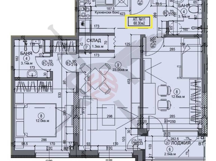 Тристаен апартамент в София, Красно село - 87 кв.м за 2211 €/кв.м - Снимка #1