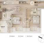 Тристаен апартамент в София, Надежда 4 - 86 кв.м за 1230 €/кв.м - Снимка #1