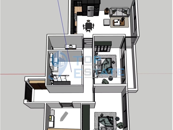 Тристаен апартамент в Велико Търново, Бузлуджа - 104 кв.м за 1052 €/кв.м - Снимка #1